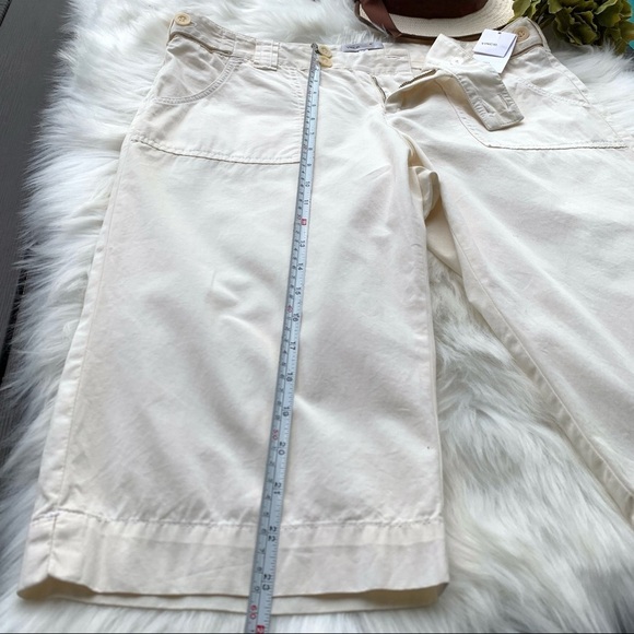 NWT Vince  Bermuda shorts straight cut style Color Cream Size 10 - Picture 5 of 12